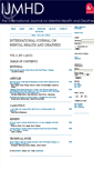 Mobile Screenshot of ijmhd.org